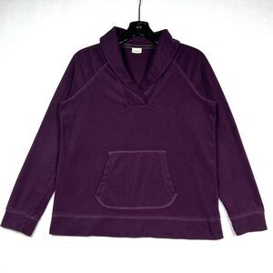 LL Bean Purple Pullover Sweatshirt Women’s Outdoors Walk Comfort Size: Small